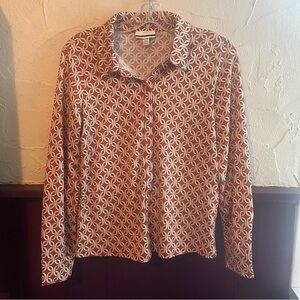 Jules & Leopold Geometric Button Down Shirt Size Medium